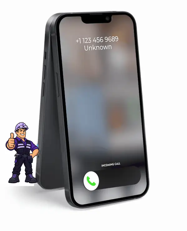 Demo: a missed call gets an automatic text back